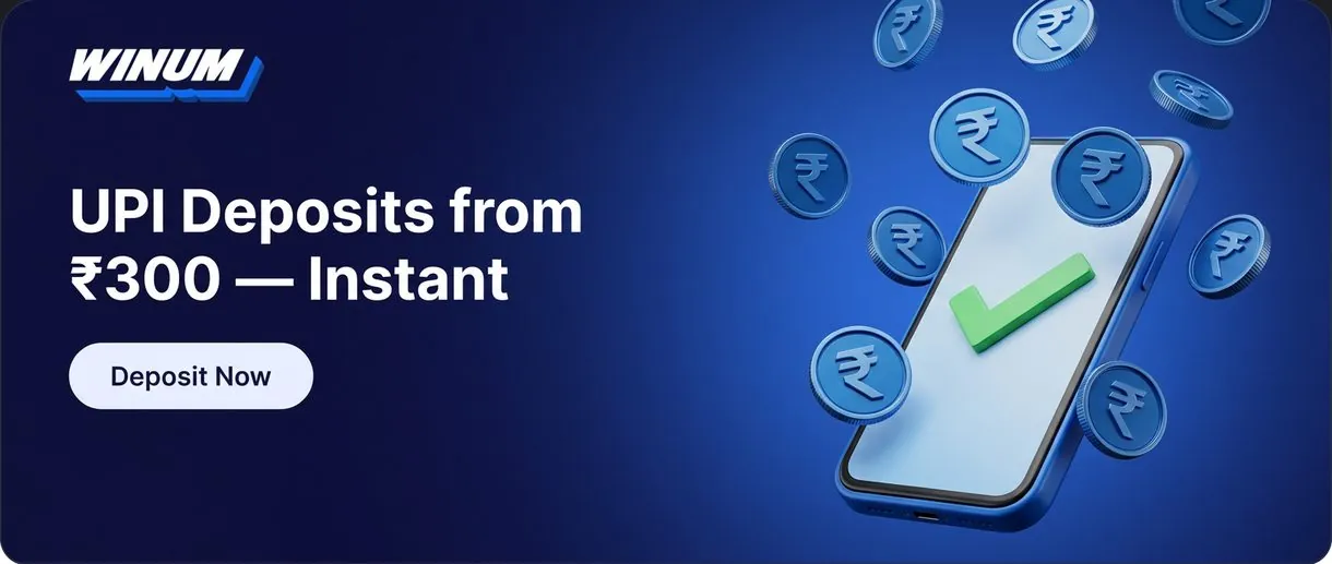 Instant UPI deposits from ₹300 at Winum
