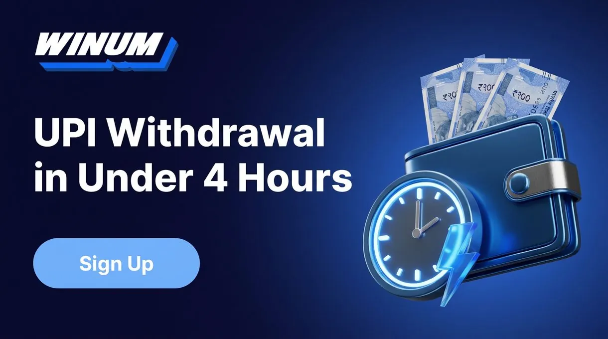 UPI withdrawal in under 4 hours at Winum
